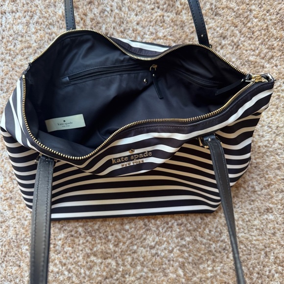 Kate Spade new york Hayden Sailing Stripe Top Zip Tote in excellent condition. - Picture 5 of 6